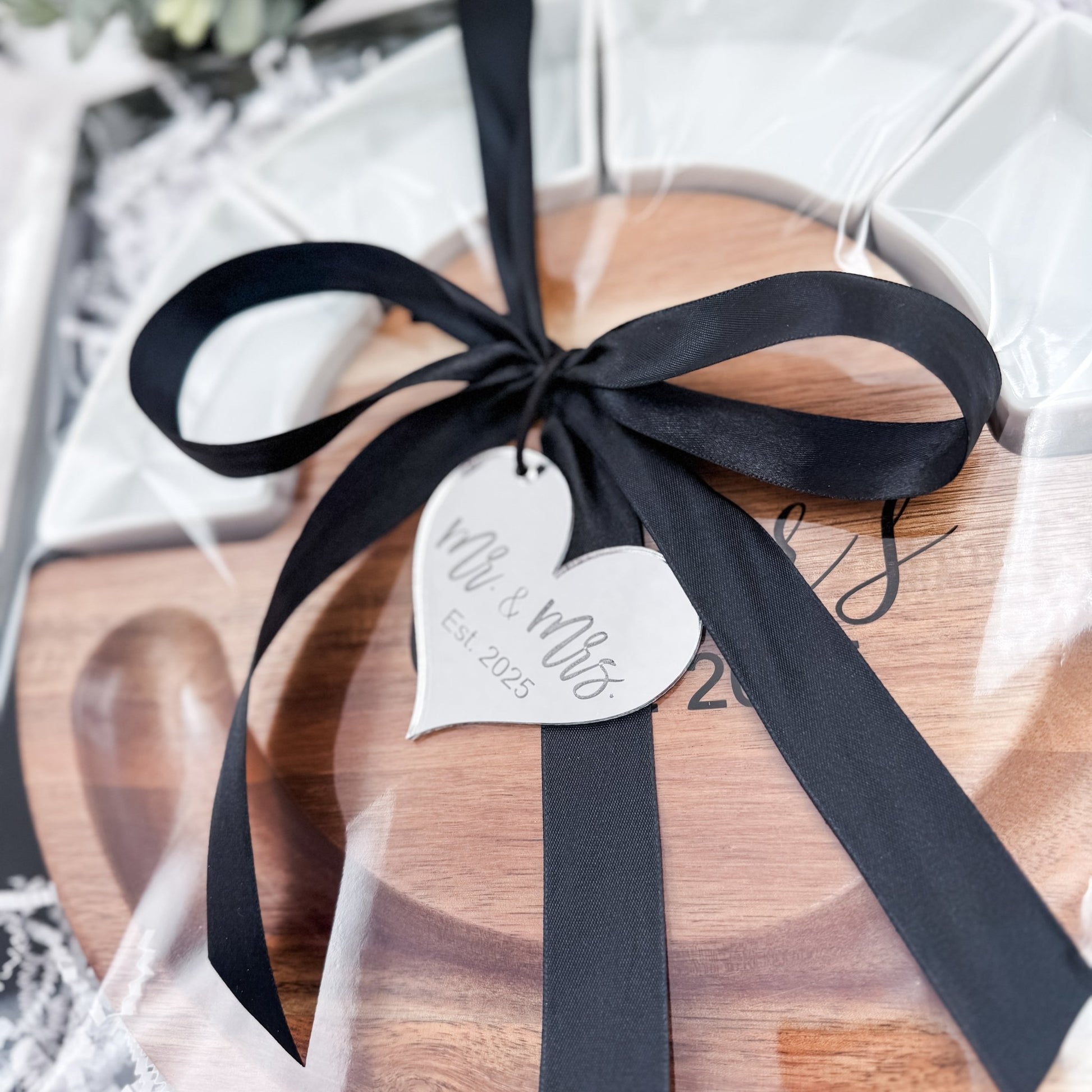 Personalized Charcuterie Cutting Board with Knives & Ramekins – Wedding Gift, Housewarming Gift, Closing Gift - Embellish My Heart