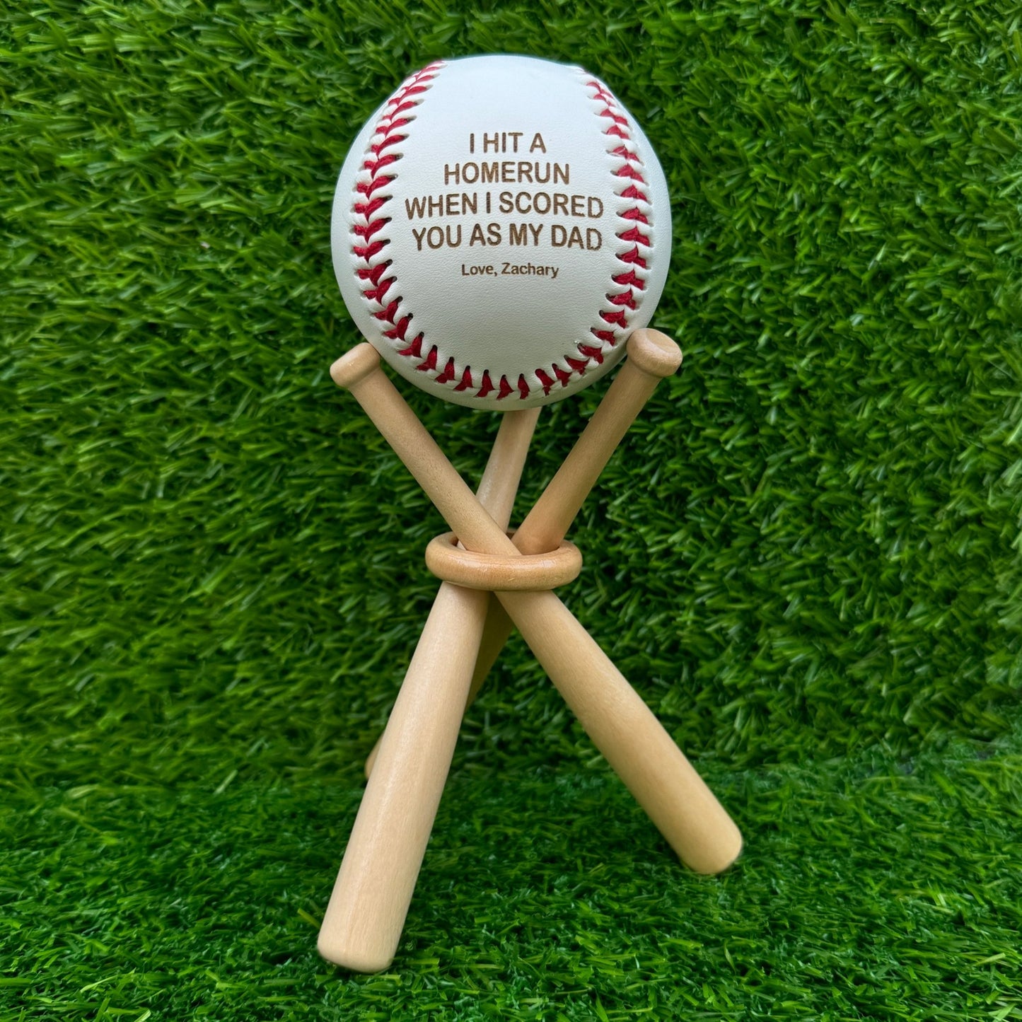 Personalized Fathers Day Baseball Gifts - Custom Engraved Presents for Dad - Embellish My Heart