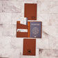 Personalized Passport Holder | Custom Travel Wallet with Initials | Travel Gift for Couples, Honeymoon, Client Gifts & Travel Agents - Embellish My Heart