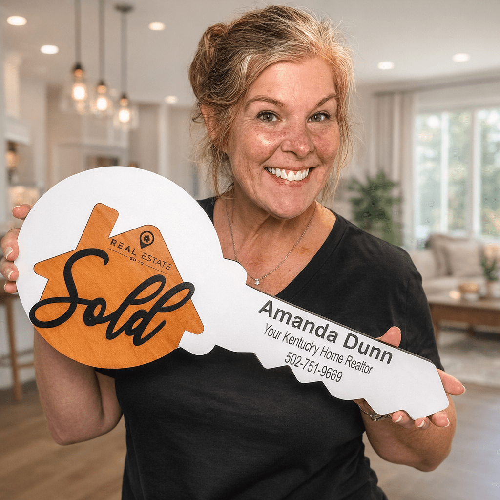 Personalized Realtor Closing Key | Custom Sold Photo Prop | Real Estate Closing Day Sign | Branded Client Photo Key - Embellish My Heart