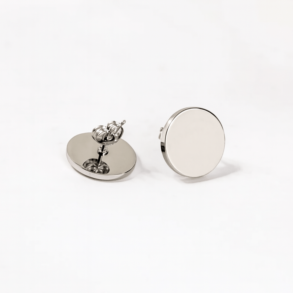 Personalized Stainless Steel Stud Earrings – Hypoallergenic & Tarnish - Resistant - Embellish My Heart