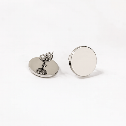 Personalized Stainless Steel Stud Earrings – Hypoallergenic & Tarnish - Resistant - Embellish My Heart