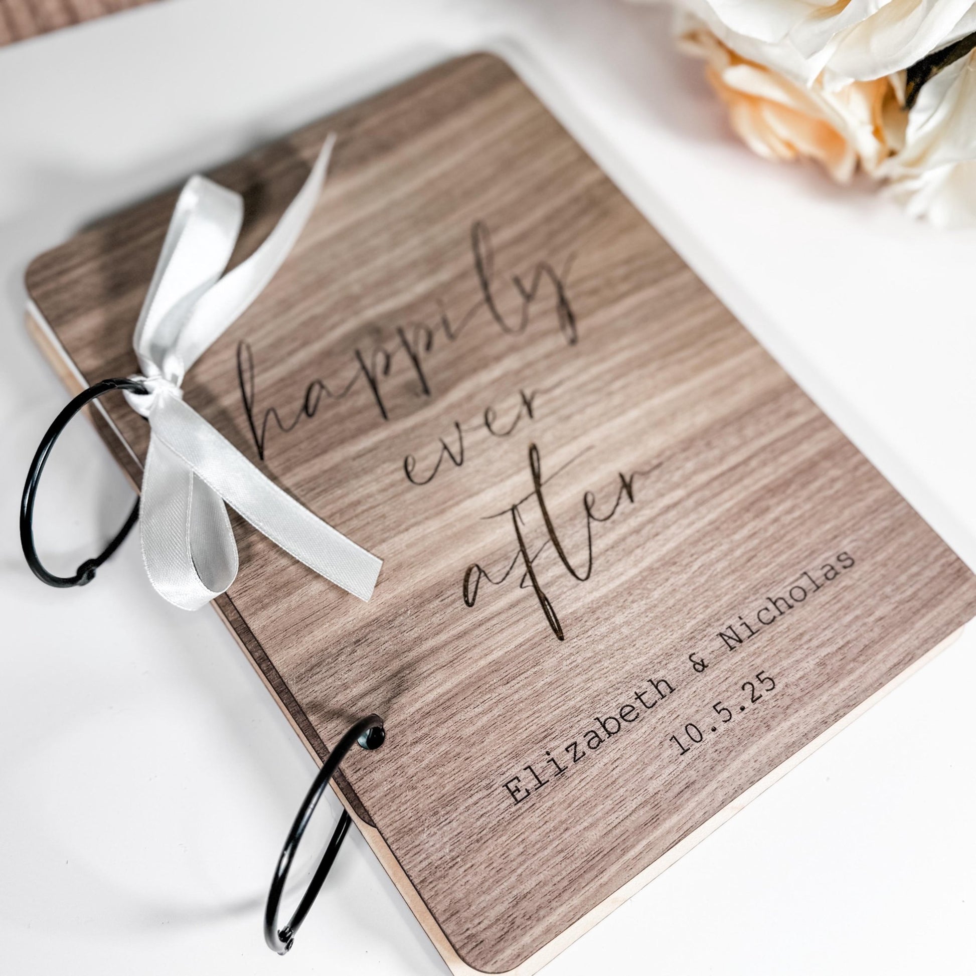 Personalized Wedding Bridal Shower Card Keeper, Wedding Card Holder, Wedding Card Keepsake, Bridal Shower Card Booklet, Card Organizer - Embellish My Heart