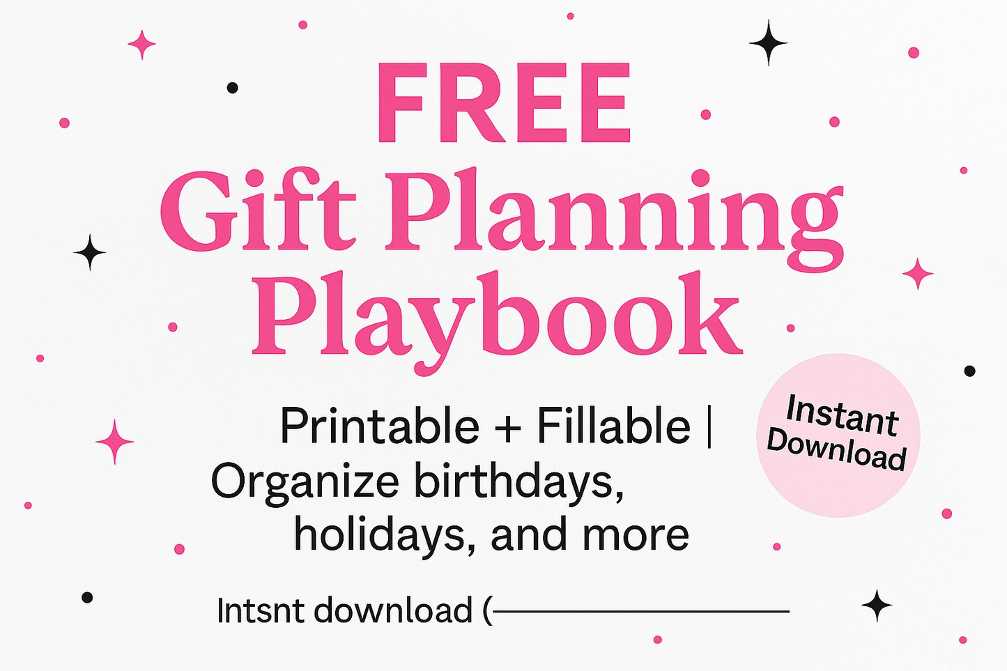 Printable Gift Planner – Free Download - Embellish My Heart