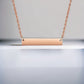 Survivor Horizontal Bar Stainless Steel Necklace - Embellish My Heart