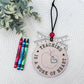 Teaching Is a Work of Heart - Wooden Engraved Teacher Ornament - Embellish My Heart