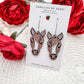 WH - Kentucky Derby Horse Head Earrings - Embellish My Heart