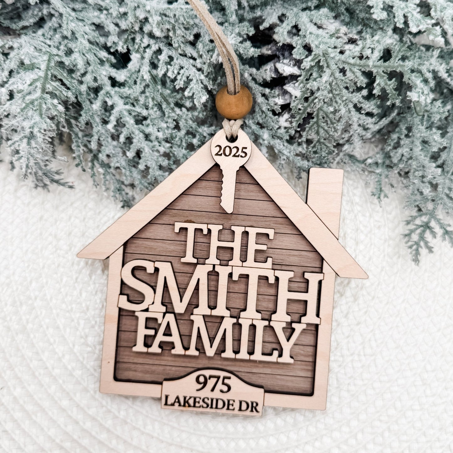 Wholesale Personalized House Ornaments | Custom Family Name + Address + Year | Realtor Closing Gift Ready - Embellish My Heart