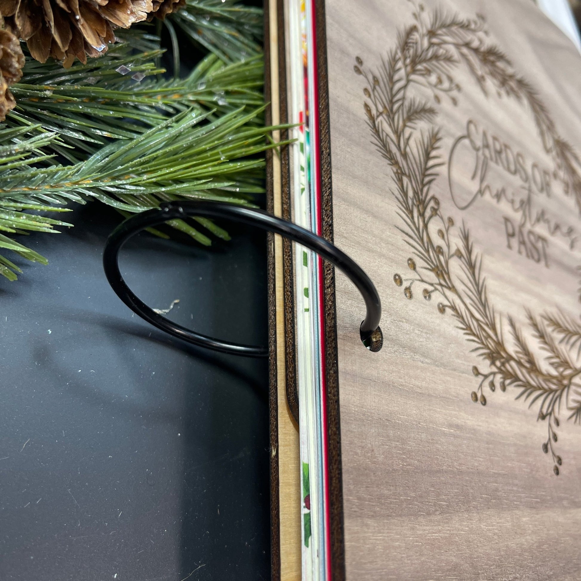 Christmas Card Keeper, Christmas Card Holder, Christmas Card Keepsake, Christmas Card Booklet, Card Organizer, Cards of Christmas Pa - Embellish My Heart