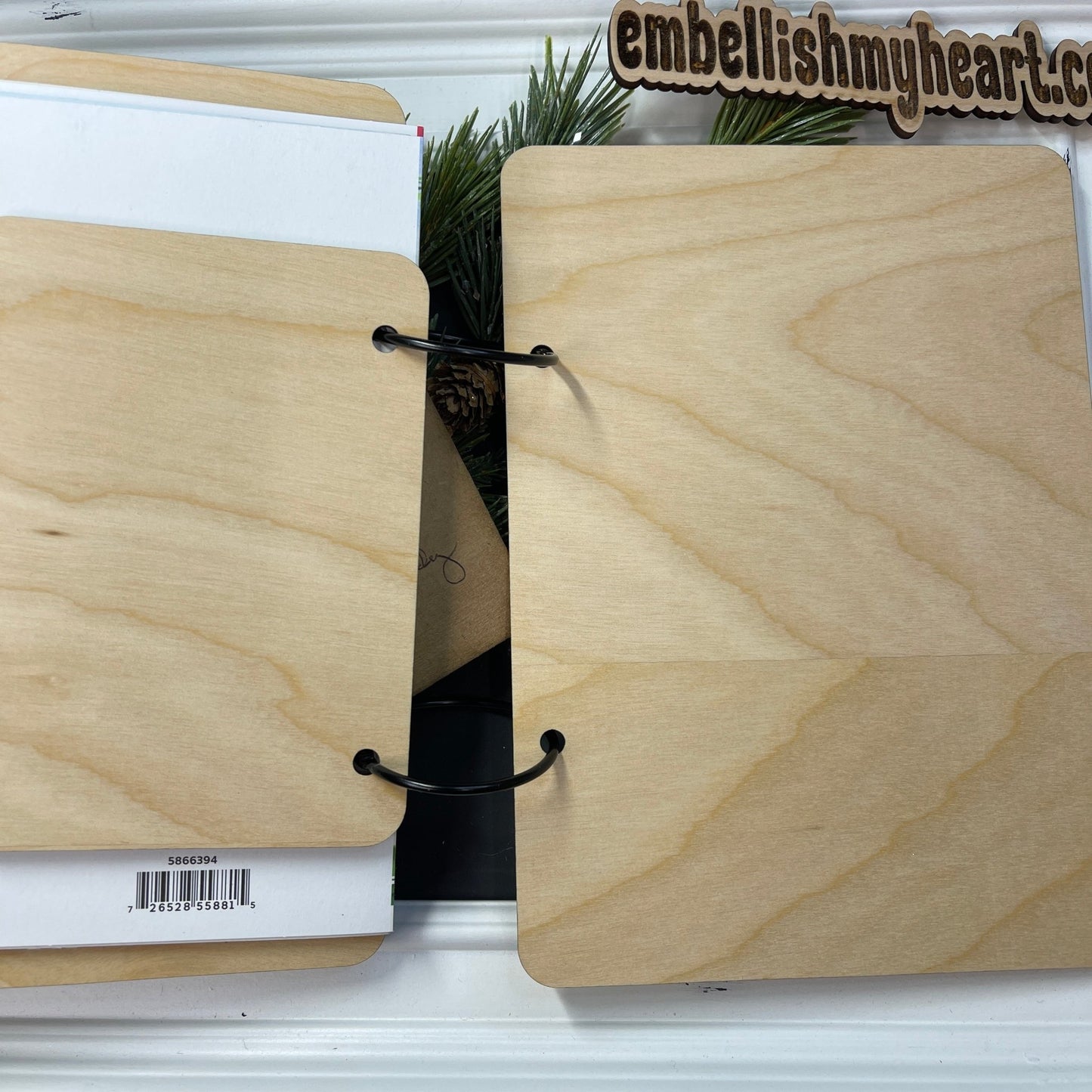 Christmas Card Keeper, Christmas Card Holder, Christmas Card Keepsake, Christmas Card Booklet, Card Organizer, Cards of Christmas Pa - Embellish My Heart