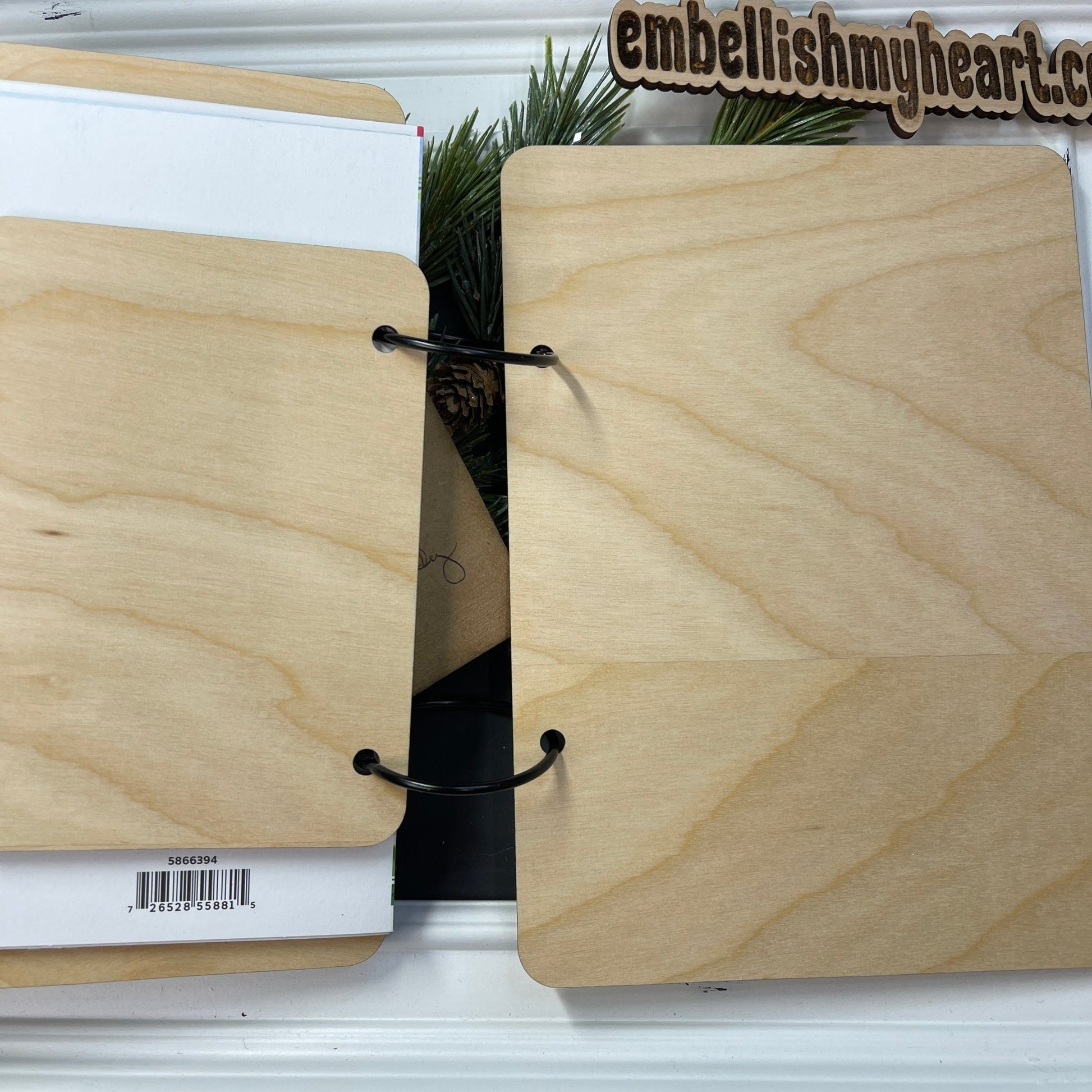 Christmas Card Keeper, Christmas Card Holder, Christmas Card Keepsake, Christmas Card Booklet, Card Organizer, Cards of Christmas Pa - Embellish My Heart