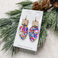 Christmas Light Bulb dangle earrings - Embellish My Heart