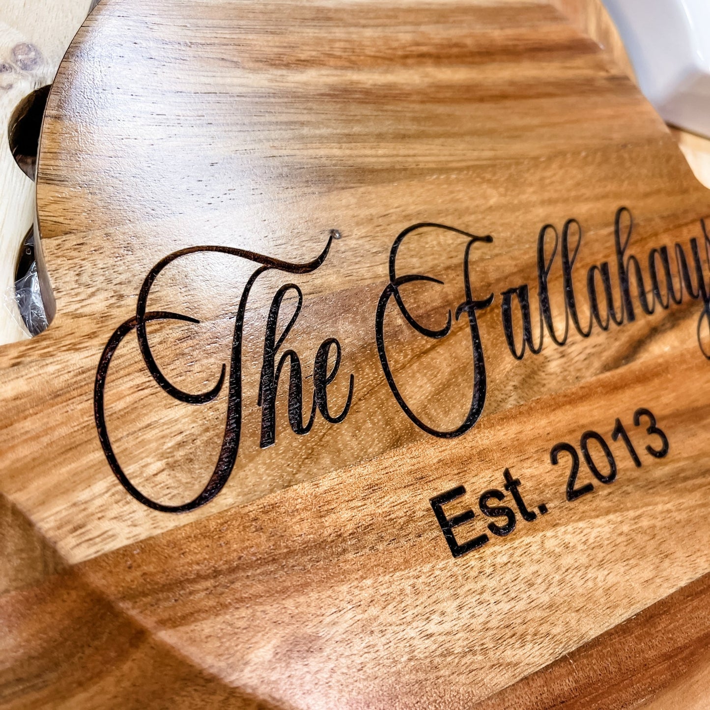 Circular serving board with ramekins and utensils, Closing Gift, Wedding Gift - Embellish My Heart