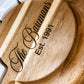 Circular serving board with ramekins and utensils, Closing Gift, Wedding Gift - Embellish My Heart