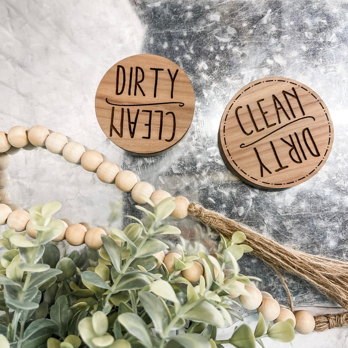 Clean Dirty Dishwasher Magnet - Embellish My Heart