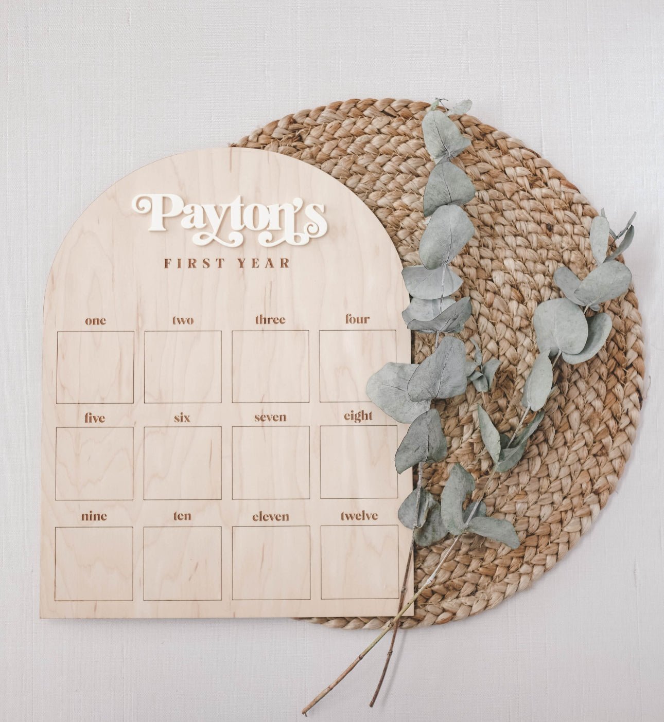 First Year Birthday Photo Board - Embellish My Heart