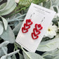 Heart dangle earrings - Embellish My Heart