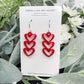 Heart dangle earrings - Embellish My Heart