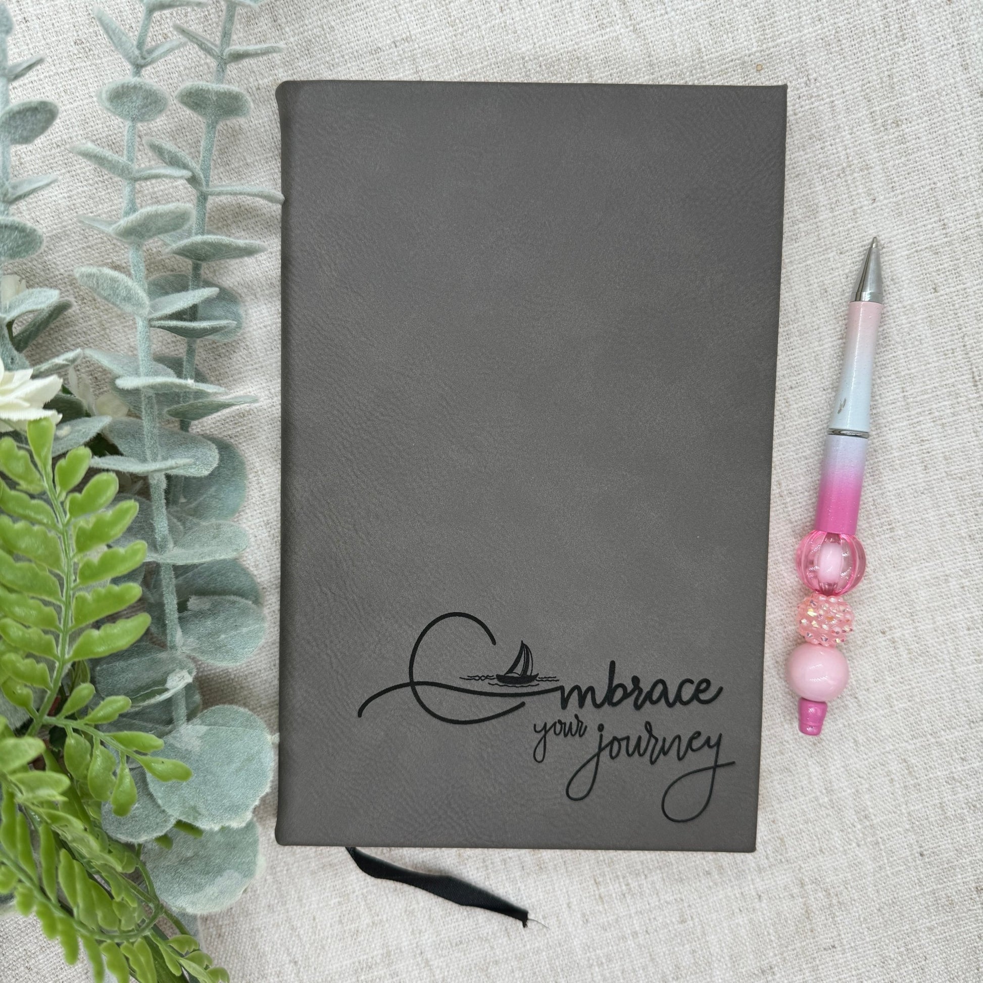 Journal personalized - Customized Journal - Personalized Notebook Gift for her for him - Embellish My Heart